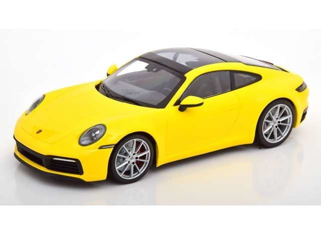 1/87 2019 Porsche 911 (992) Carrera 4S, yellow