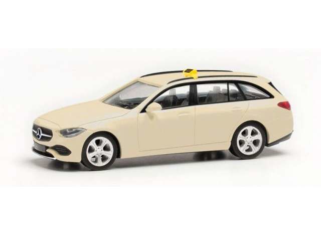 1/87 Mercedes Benz C-Klasse Combi Taxi, cream