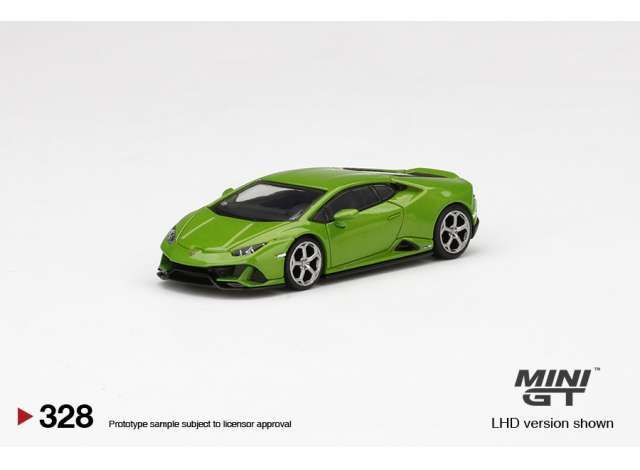 1/64 Lamborghini Huracán EVO Verde Mantis, green