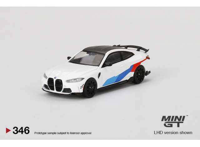 1/64 BMW M4 M-performance G82, alpine white/bmw M colours