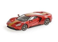 2018 Ford GT *Shmee 150*, red with gold stripes metallic