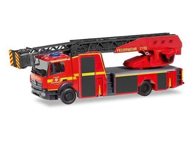 1/87 Mercedes Benz Atego Drehleiter Feuerwehr Herzogenrath, red