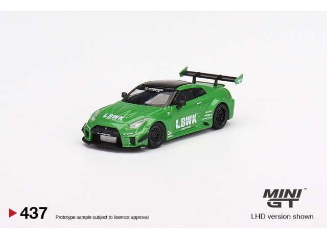 1/64 LB-Silhouette Works GT Nissan 35GT-RR ver.2, apple green