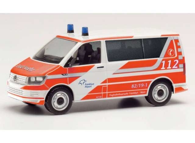 1/87 Volkswagen T6 *Airport Fire Brigade Fraport*, white/red