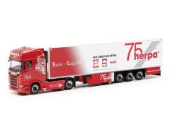 1/87 Scania CS 20 HD K.Sz. *Heide Logistik/75 Jahre Herpa*, red/white