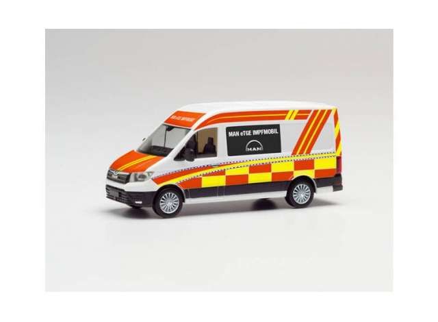 1/87 MAN eTGE Impfmobil, white/red/yellow