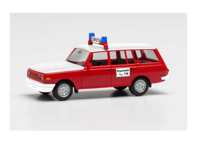 1/87 Wartburg 353 Tourist Freiwillige Feuerwehr Wittstock, red/white