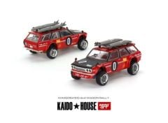 1/64 Kaido House Datsun 510 Wagon Kaido GT Surf Safari RS V2, red