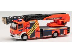 1/87 Mercedes Benz Atego Rosenbauer Fire Department Metzingen, orange/yellow/grey