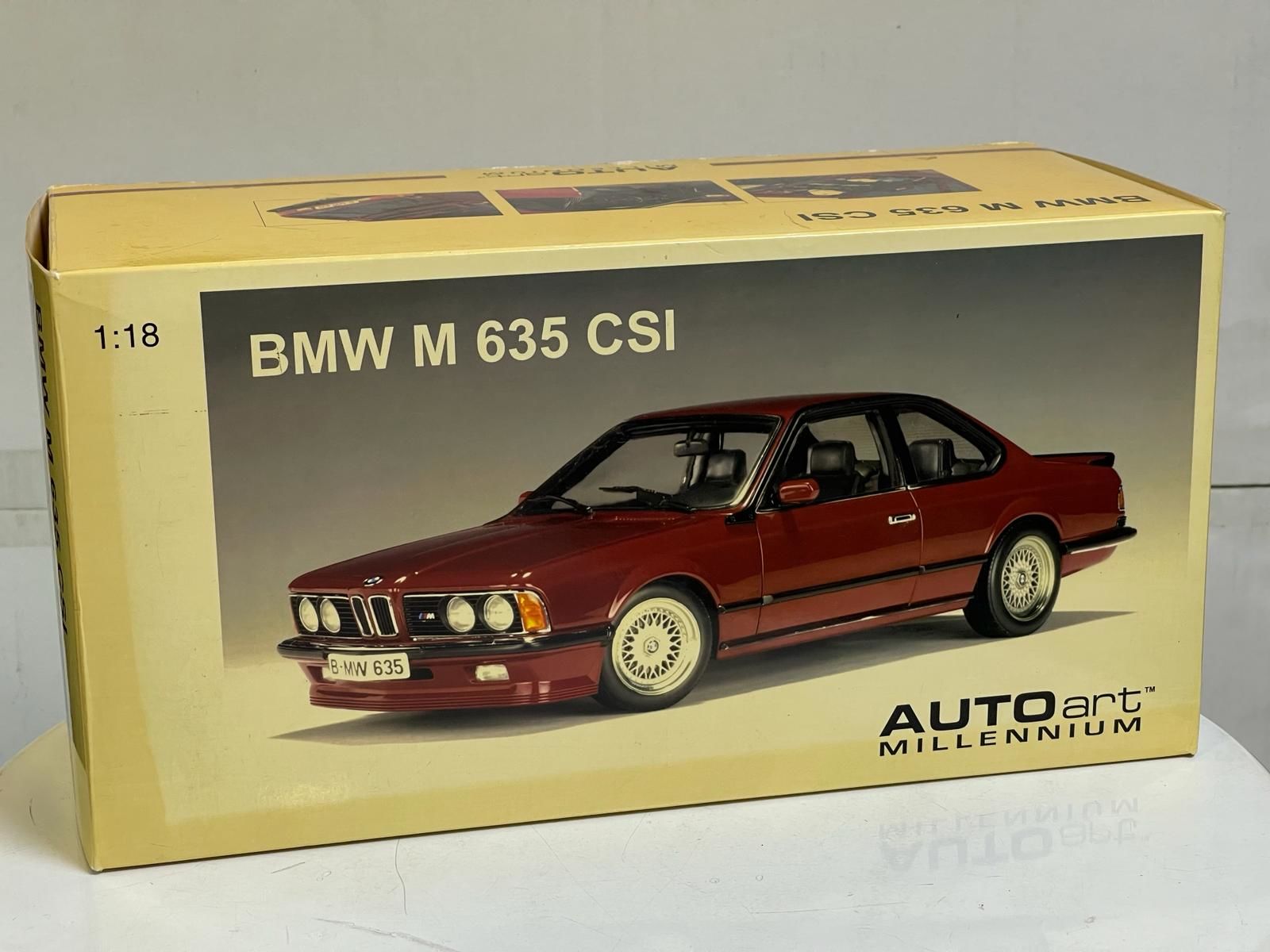 AUTOART - BMW - 635 CSİ (KARMINRED)