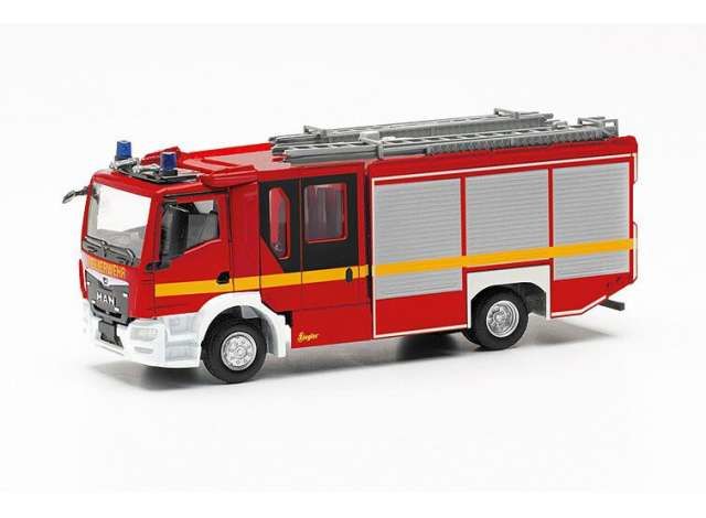 1/87 MAN TGM CC Ziegler-Z-Cab Löschfahrzeug Fire Department, red/yellow