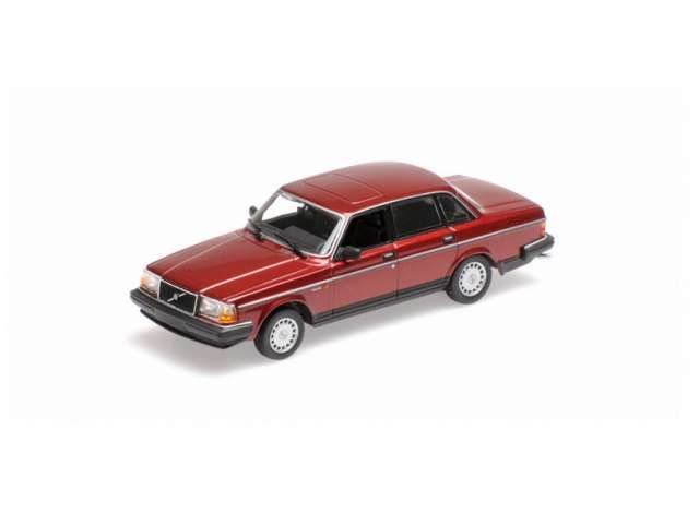 1986 Volvo 240 GL, dark red metallic