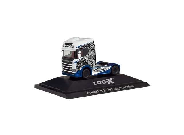 1/87 Scania CR20 HD 2-ass Truck *Log-X/No Limit*, white/blue