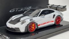 1/18 Timothy & Pierre TP Porsche 911 992 GT3 RS Weissach Package (Arctic Grey) Resin Car Model Limited 29 Pieces