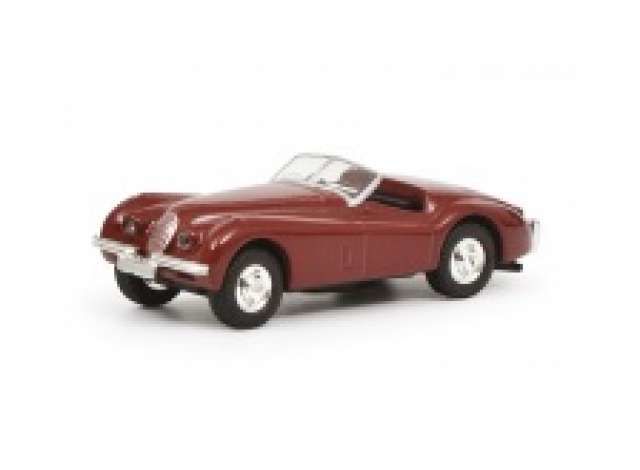 Jaguar XK 120, red