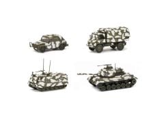 1/87 Set Winter M113, M47, Unimog S404 and Volkswagen *Kubel*, camouflage