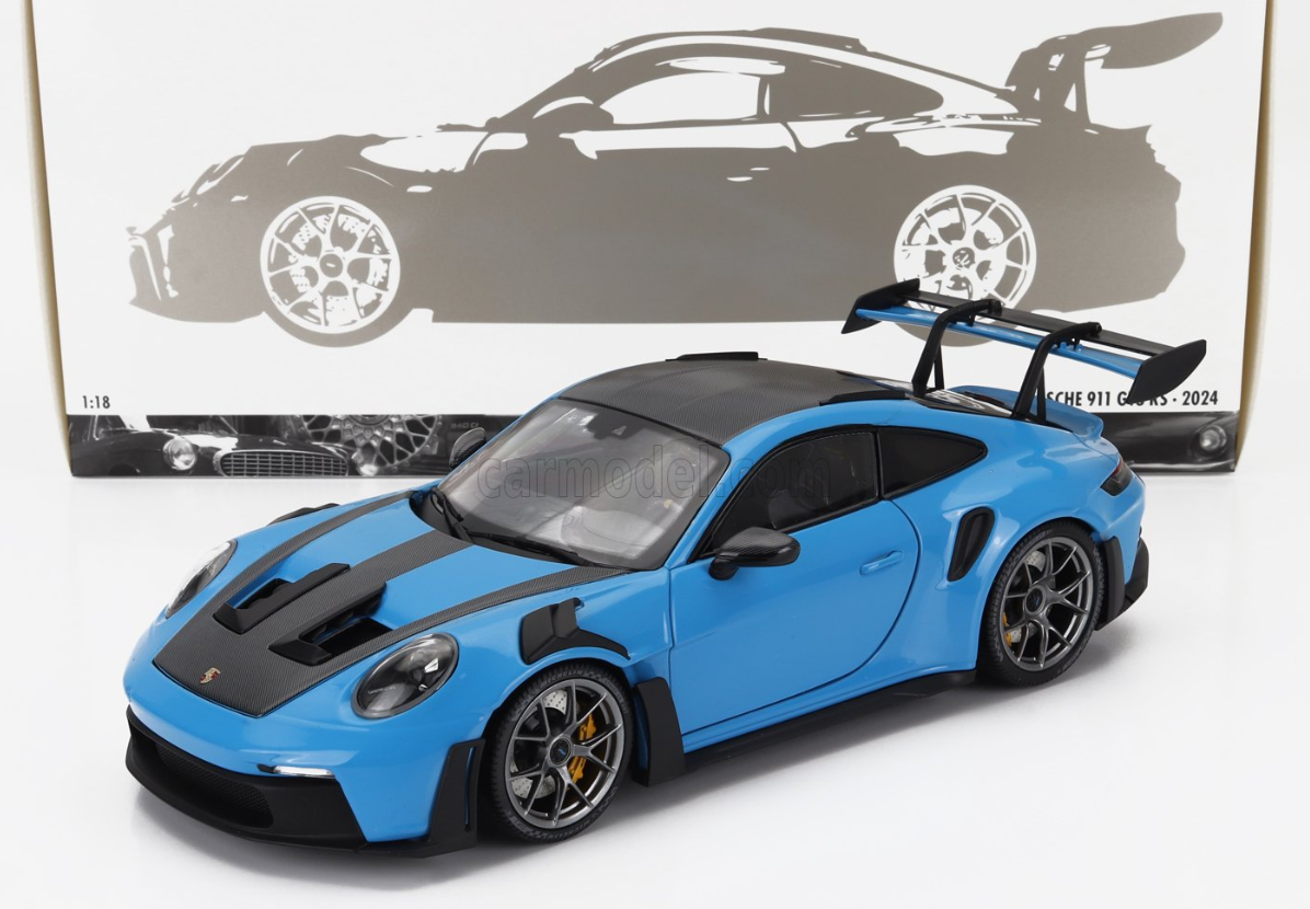 MINICHAMPS - PORSCHE - 911 992 GT3 RS COUPE WEISSACH PACKAGE 2024 - DARK SILVER WHEELS