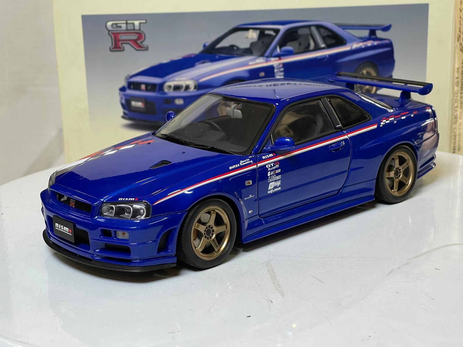 AUTOART - NISSAN - SKYLINE GT-R (R34) NISMO SPORT RESETTING VERSION 2007