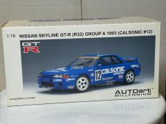 AUTOART - NISSAN - SKYLINE GT-R (R32) GROUP A 1993 (CALSONIC #12)