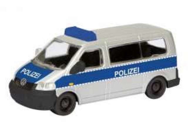 Volkswagen T5 Polizei, silver/blue