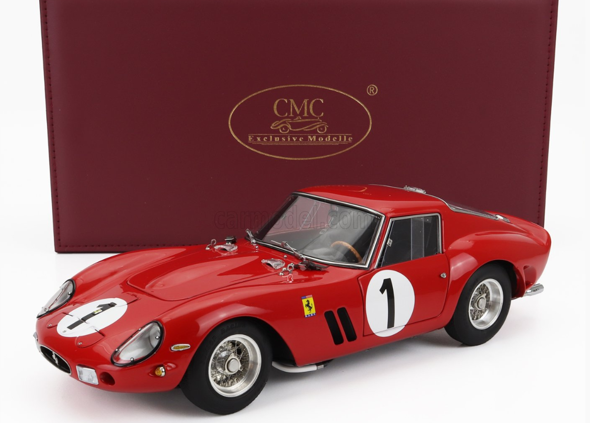 CMC - FERRARI - 250 GTO ch.3987 LHD COUPE N.A.R.T. N 1 WINNER 1000km MONTLHERY 1962 P.RODRIGUEZ - R.RODRIGUEZ