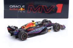 MINICHAMPS - RED BULL - F1 RB19 TEAM ORACLE RED BULL RACING N 1 WORLD CHAMPION WINNER MIAMI GP 2023 MAX VERSTAPPEN