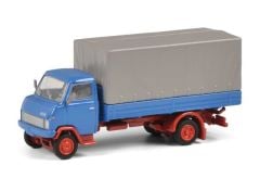 1/87 Hanomag F55 Pick-Up with Tarpaulin, blue