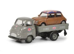 1/87 Hanomag *Mini Service* with Mini Cooper, grey/brown