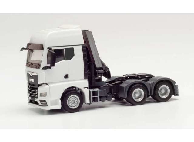 1/87 MAN TGX GX 6x4 + HIAB, white