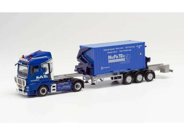 1/87 MAN TGX XLX Hammar NuFaTec, blue/grey