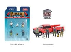 1/64 firefighters #2 figure set