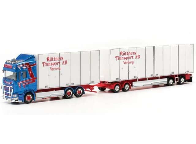 1/87 Scania CS 20 HD Zweden combi *Rüttners*, white/blue/red