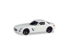 1/87 Mercedes Benz SLS AMG (black rims), white