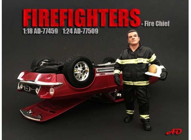 1/18 fire fighter figure i *fire chief*