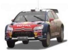 2009 Citroen C4 WRC Winner Rally GB Loeb/Elena