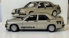 AUTOART - MERCEDES BENZ - 190E 2.3 16V (W201) N 11 WINNER NURBURGING RACE OF CHAMPION 1984 AYRTON SENNA