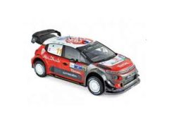 2018 Citroën C3 WRC #11 S. Loeb/D. Elena Rallye du Mexique, red/white/black