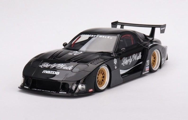 TOP SPEED - MAZDA RX-7 LB-SUPER SİLHOUTTE BLACK LİBERTY WALK