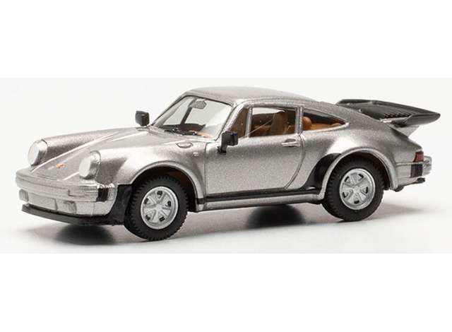 1/87 Porsche 911 Turbo, silver metallic