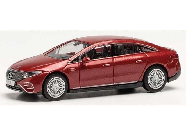 1/87 Mercedes Benz EQS, red metallic