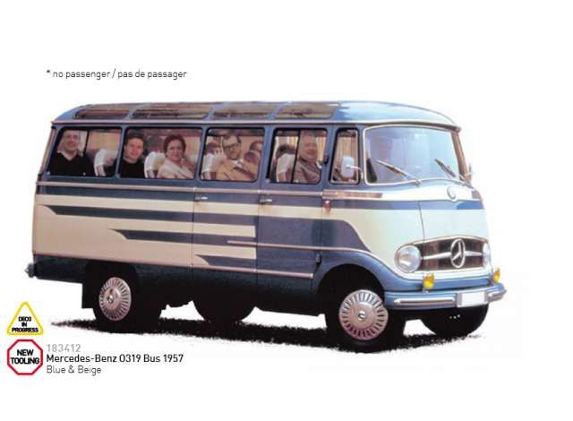 1957 Mercedes-Benz O319 Bus, blue/beige