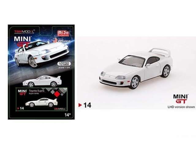 Toyota Supra (JZA80) left hand drive, white