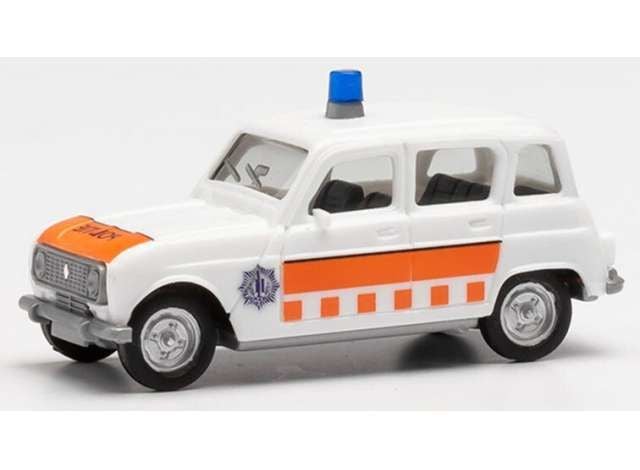 1/87 Renault R4 Police (NL), white/orange