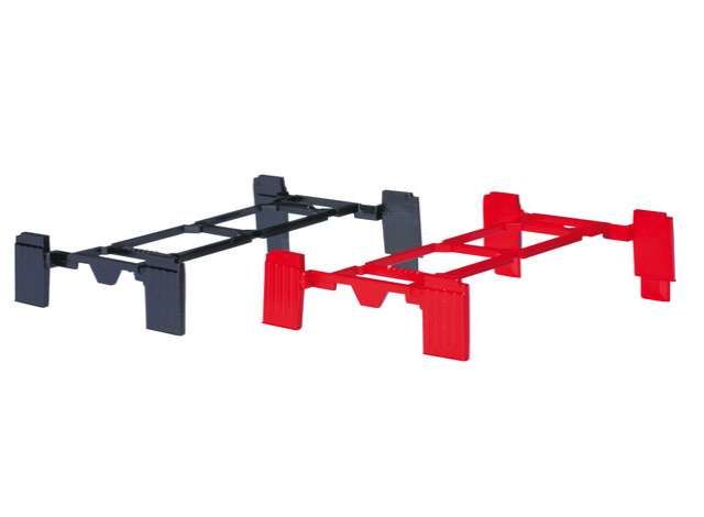 1/87 Mudguards For Schmitz Semi-Trailer (open), red/black