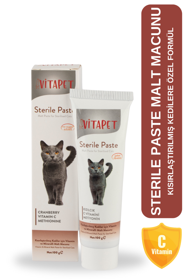 Vitapet 3'Lü Set Kedi Seti Sterile Paste + MoveG + PlusB