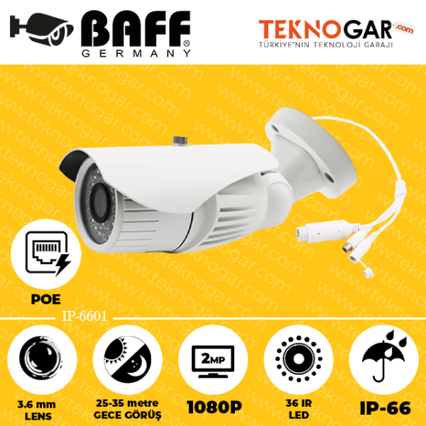 BAFF IP-6601 2MP POE