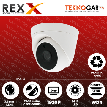 REX IP-605 5MP H.265+ STARLIGHT XM