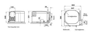 Obus Karavan Truma Boiler B10 (Gazlı Su Isıtıcı)