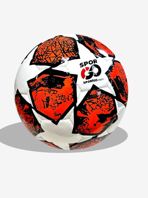 Sporigo Platinium Star El Dikişli Futbol Topu Turuncu (Kar Topu)