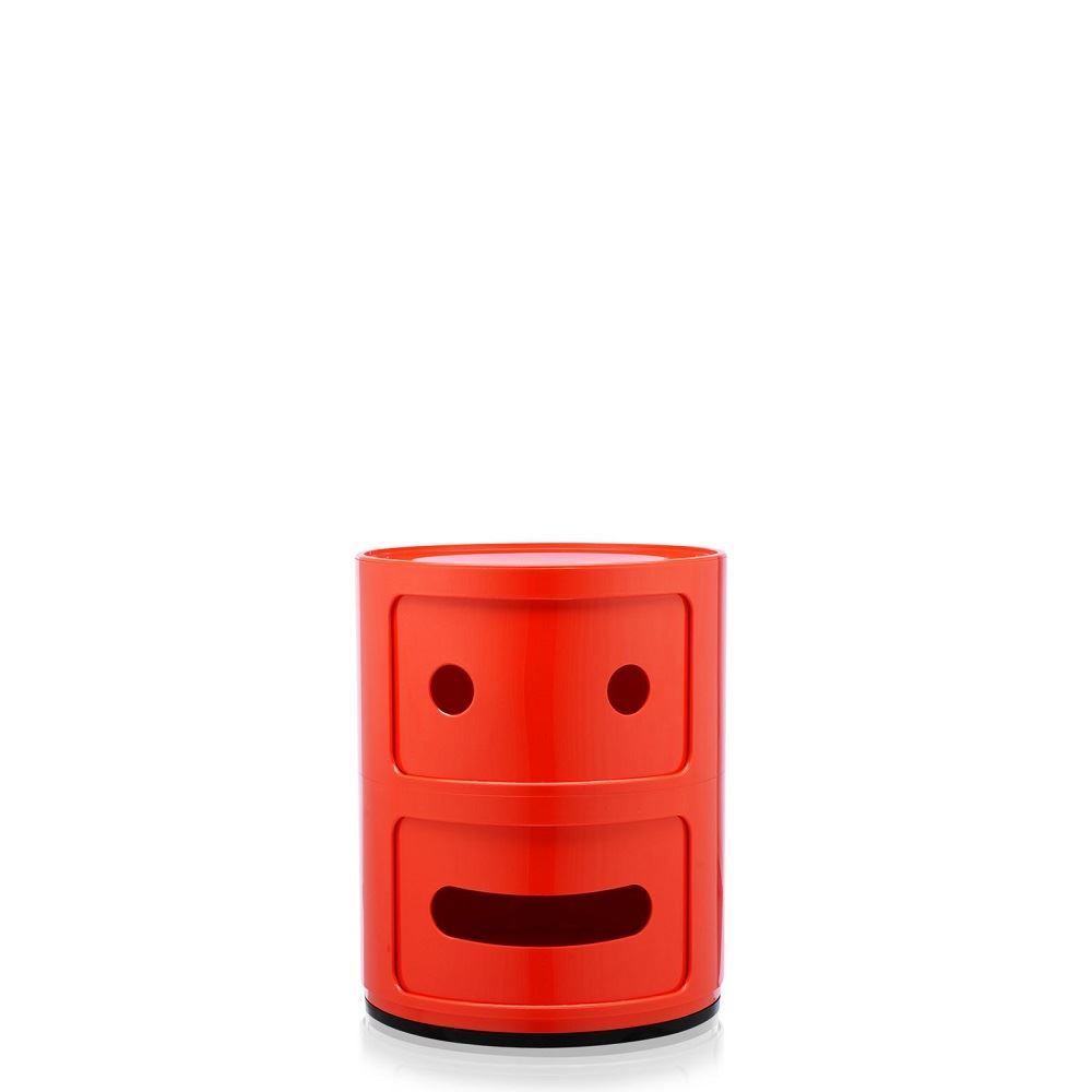 Componibili Smile 2 Çekmeceli Kırmızı